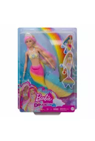 Barbie Syrenka Tczowa Przemiana Lalka GTF89 Mattel