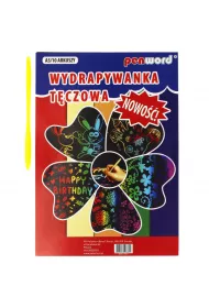 Wydrapywanka tczowa A5 10 arkuszy + 2 rylce Polsirhurt