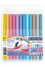 Centropen Flamastry Colour World Pastel 7550 12 kolor�w