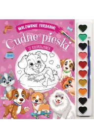 Malowanie farbkami. Cudne pieski