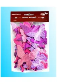 Galeria Hobby Motyle brokatowe 52 szt.
