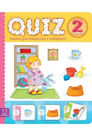 Quiz 2-latka. Edukacyjna ksi��eczka z naklejkami
