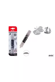Artix Farba strukturalna 3D bia�y metalizowany 30ml