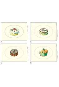 Karnet z kopert� AGR 063 Ciastka 11,5x17cm ROSSI