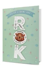 Pan Dragon Karnet Roczek - Jeste� z nami ju� ROK niebieska HM200-2139