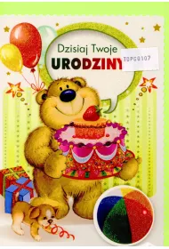 Top Graphic Karnet BOG Urodziny dzieci�ce B6 BR mix wzor�w