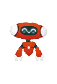 Balon Flexmetal foliowy Robot Red 68cm