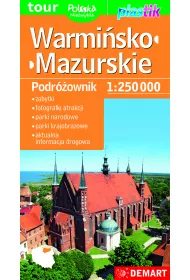 Warmi�sko-Mazurskie. Podr�ownik 1:250000. Plastik (dodruk 2021)