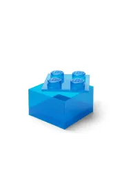 LEGO(R) pojemnik klocek czw�rka transparentny nieb.