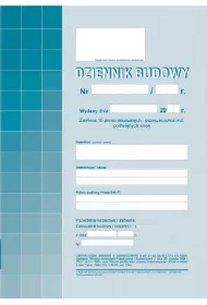 Michalczyk i Prokop Druk Dziennik Budowy A4
