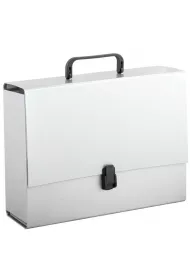 Penmate Teczka z r�czk� A4 srebrna 10 cm