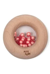 Grzechotka drewniana sensoryczna pomidorki Petit Boum