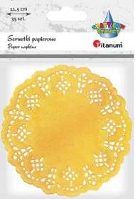 Titanum Serwetki papierowe okr�g�e 11,5 cm