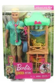 Barbie Lalka Ken Weterynarz Dzikich Zwierz�t Mattel