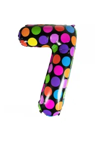 Arpex Balon stoj�cy 7 w kropki 61 cm