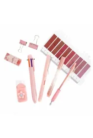 dpCraft Zestaw szkolno biurowy pastel pink 9el
