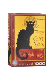 Puzzle 1000 el. Czarny kot, T. A. Steinlen Eurographics