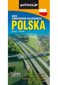 Polska. Mapa samochodowo-krajoznawcza 1:650 000