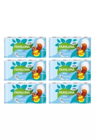 Mola Familijna Biaa Papier toaletowy 2-warstwowy zestaw 6 x 8 szt.