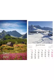 Kalendarz 2024 cienny 13-k Tatry