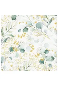 Paw Serwetki 33 x 33 cm Golden Eucalyptus SDL143900 20 szt.
