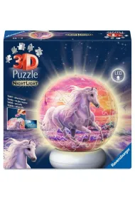 Puzzle 3D NightLight Horses on the Beach Ravensburger