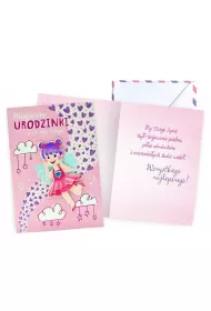 Kukartka Karnet Urodziny dzieci�ce, wr�ka DK-1032