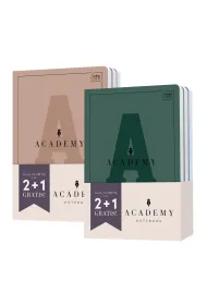 Interdruk Zeszyt A5 Academy kratka 60 kartek 3 szt.