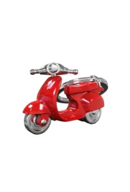 Metalmorphose Brelok do kluczy 3D skuter Vespa czerwony