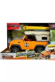 Jeep campingowy ze �wiat�em i d�wi�kiem LeanToys