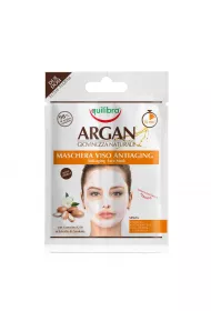 Equilibra Argan Antiaging Face Mask przeciwstarzeniowa maseczka arganowa 2 x 7.5 ml