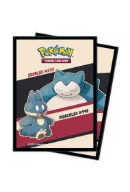 Ultra Pro: Deck Protector Sleeves - Snorlax and Munchlax 65 szt.