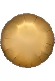 Amscan Balon foliowy Lustre satynowy z�oty okr�g�y 43cm