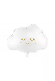 PartyDeco Balon foliowy Chmurka 51x35.5cm