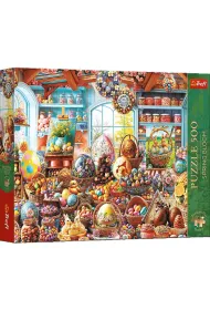 Puzzle 500 Premium Plus Wielkanocny sklepik TREFL