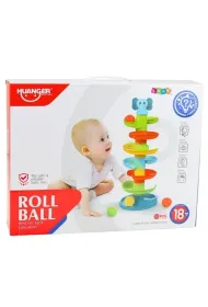 Zje�d�alnia sensoryczna dla pi�ek ze s�onikiem LeanToys
