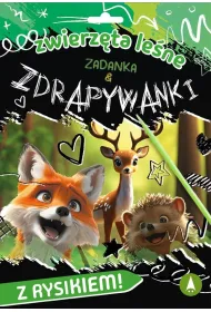 Wydrapywanka 180X260 Zwierz�ta le�ne. Zadanka & zdrapywanki SKRZAT 079722