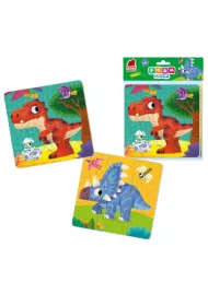 Puzzle piankowe 2w1 Dinozaury Roter Kafer