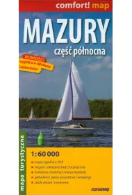 Mazury cz�� p�nocna 1:60 000 mapa laminowana
