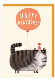 Karnet 229 Urodziny Zrz�dliwy kot Grumpy Cat