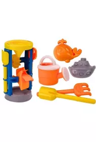 Foremki do piasku + m�ynek LeanToys