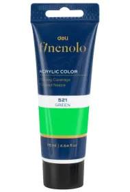 Deli Farba akrylowa Finenolo zielona 75ml
