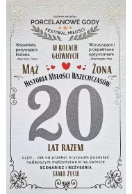 Yeku Karnet 20 rocznica �lubu (porcelanowa)