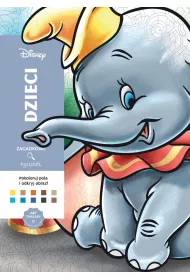 Disney. Dzieci. Zagadkowe rysunki. Art therapy. Kolorowanka antystresowa