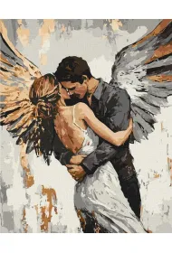 Ideyka Malowanie po numerach - U�ciski anio�a 40x50cm