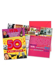 Kukartka Karnet Urodziny 50