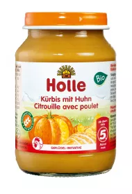 Holle Obiadek dynia z kurczakiem po 5. miesicu 190 g bio