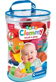 Clemmy Soft. Woreczek z 40 klockami
