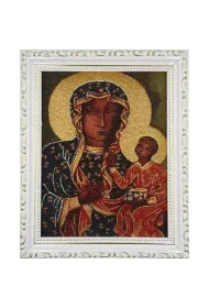 Obraz Haftowany Matka Bo�a Cz�stochowska 27,5x22cm