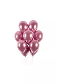 Gemar Balony chromowane r�owe 33cm